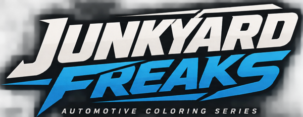 Junkyard Freaks — Automotive Coloring Series